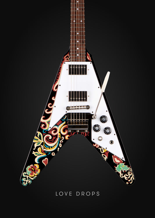 Love Drops Hendrix Flying V
