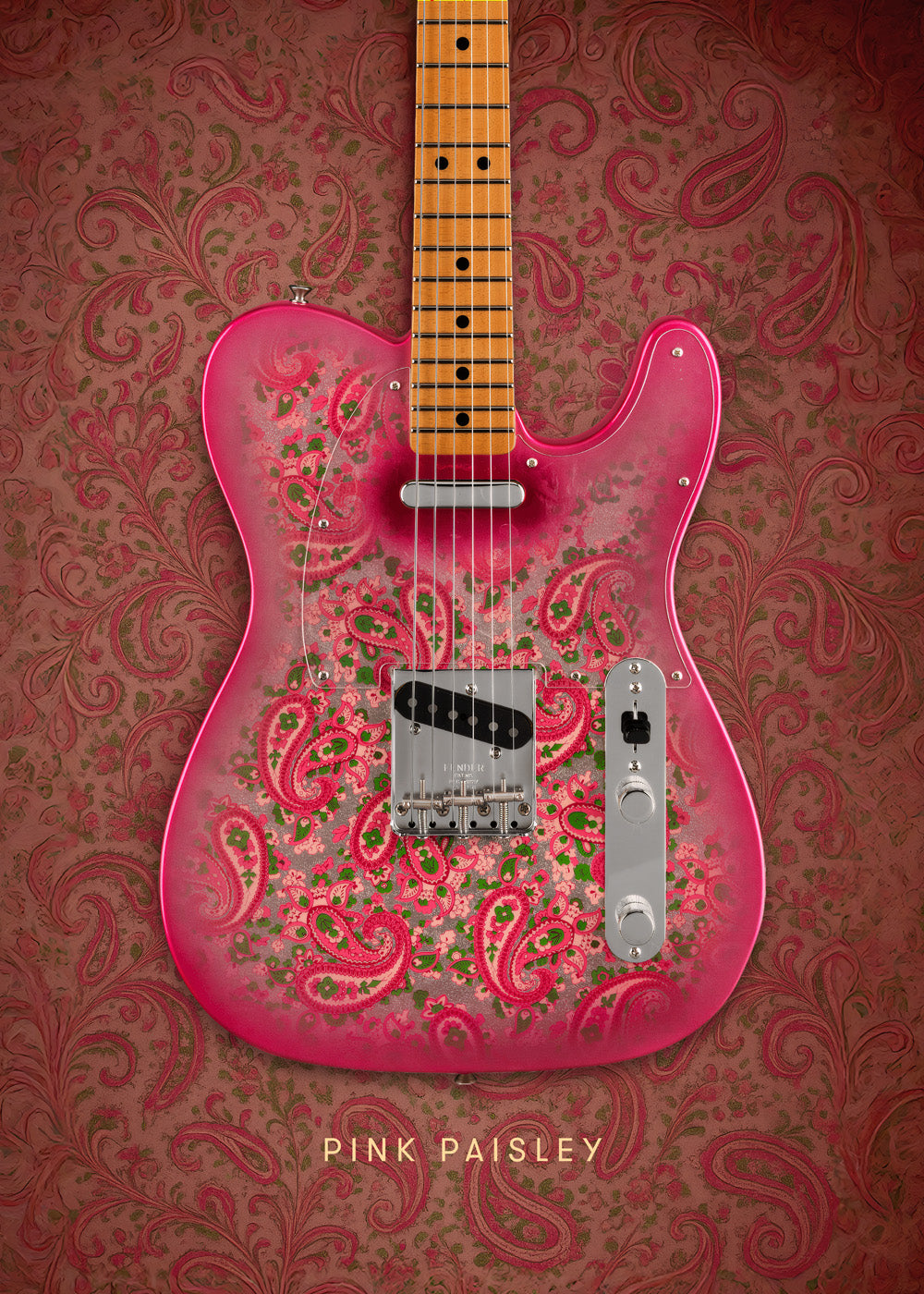 Psychedelic Pink Paisley